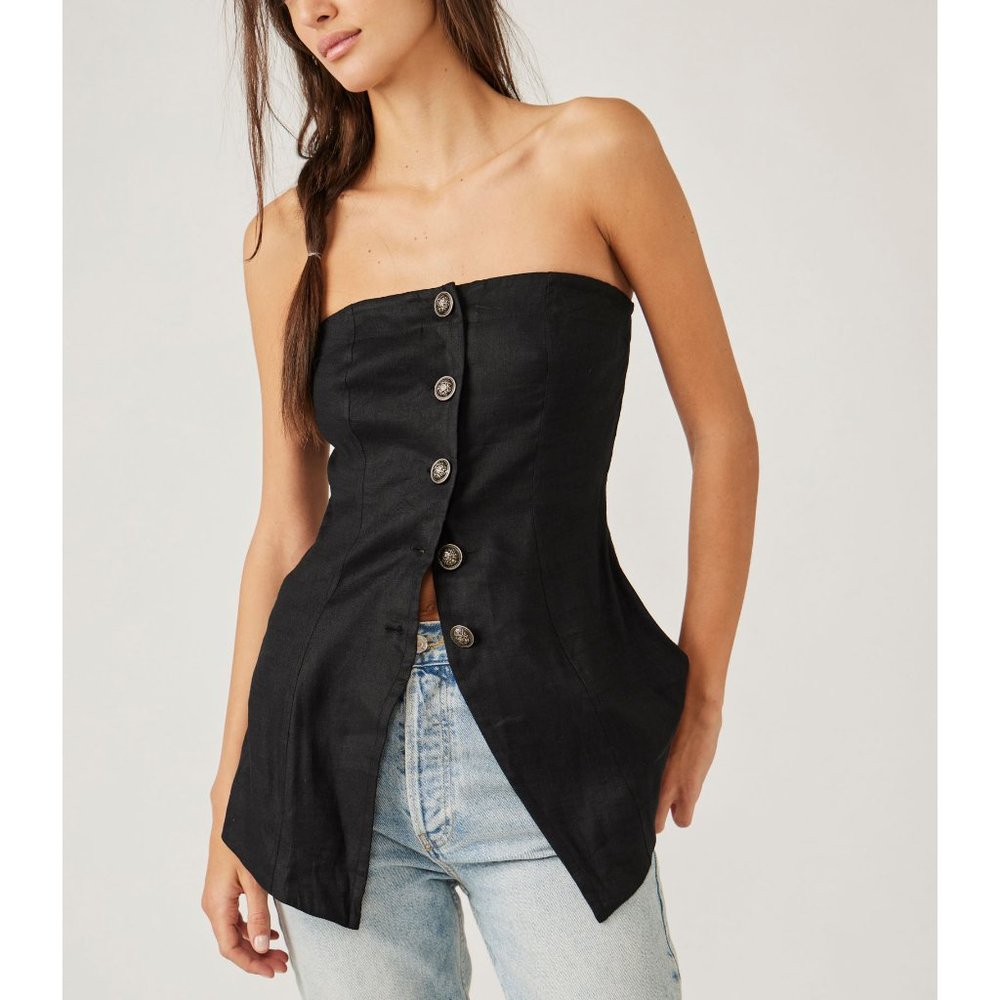 FREE PEOPLE Between Us Tube / Black